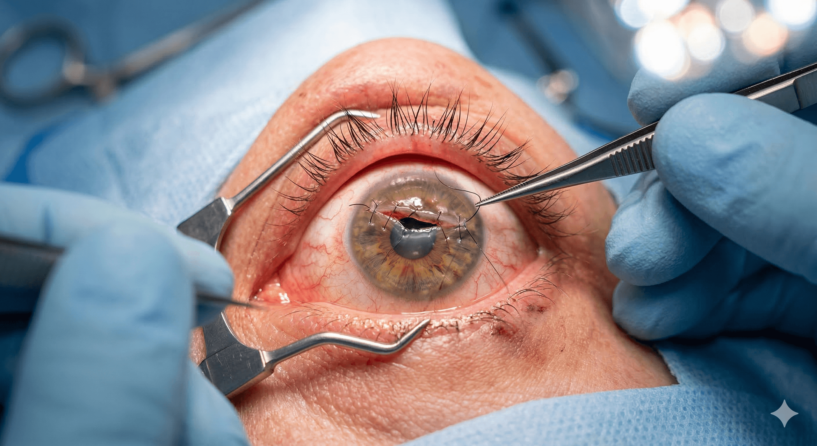 Heridas corneales (Cierre de heridas corneales)