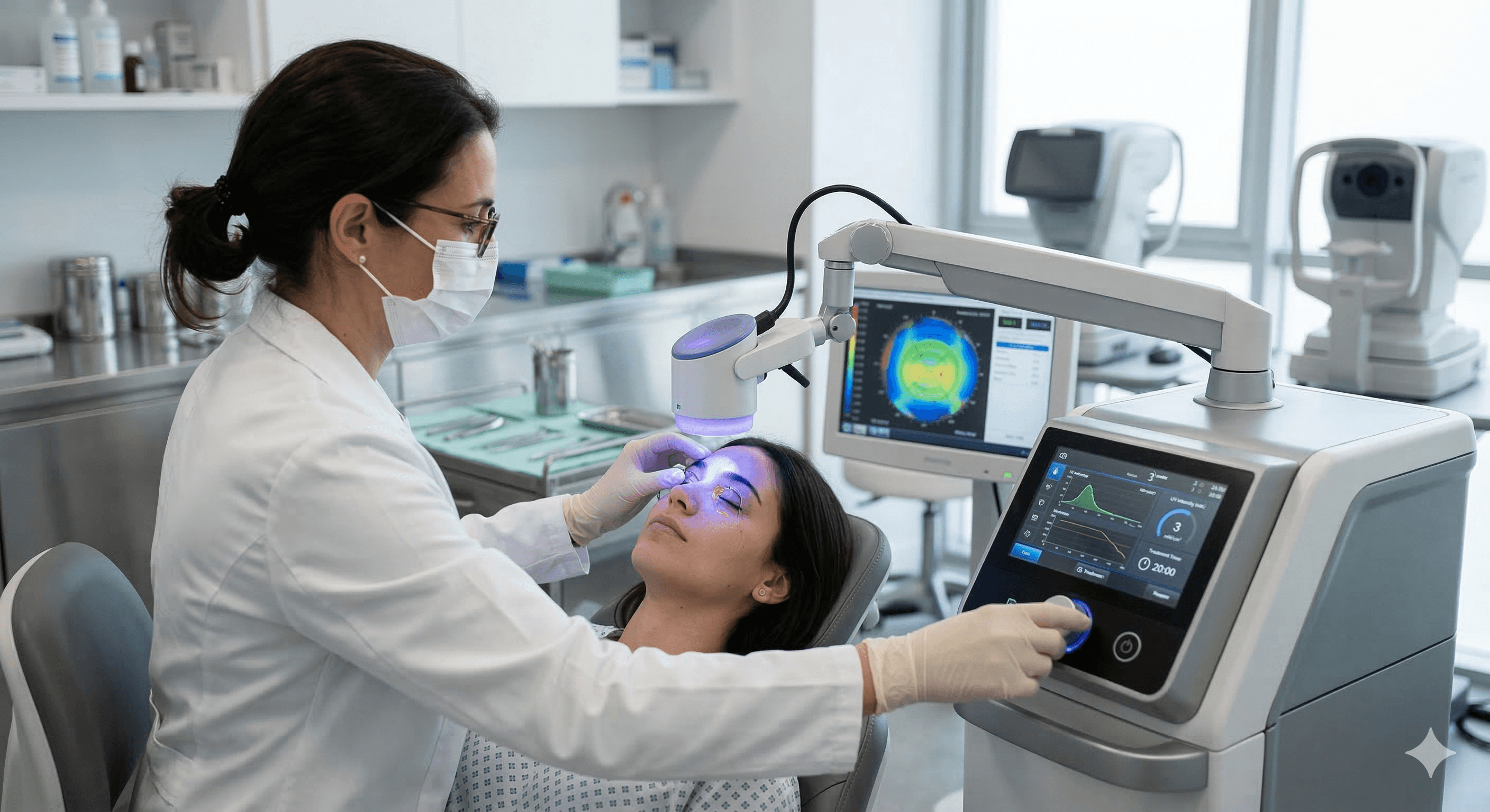 Crosslinking corneal técnica epi on