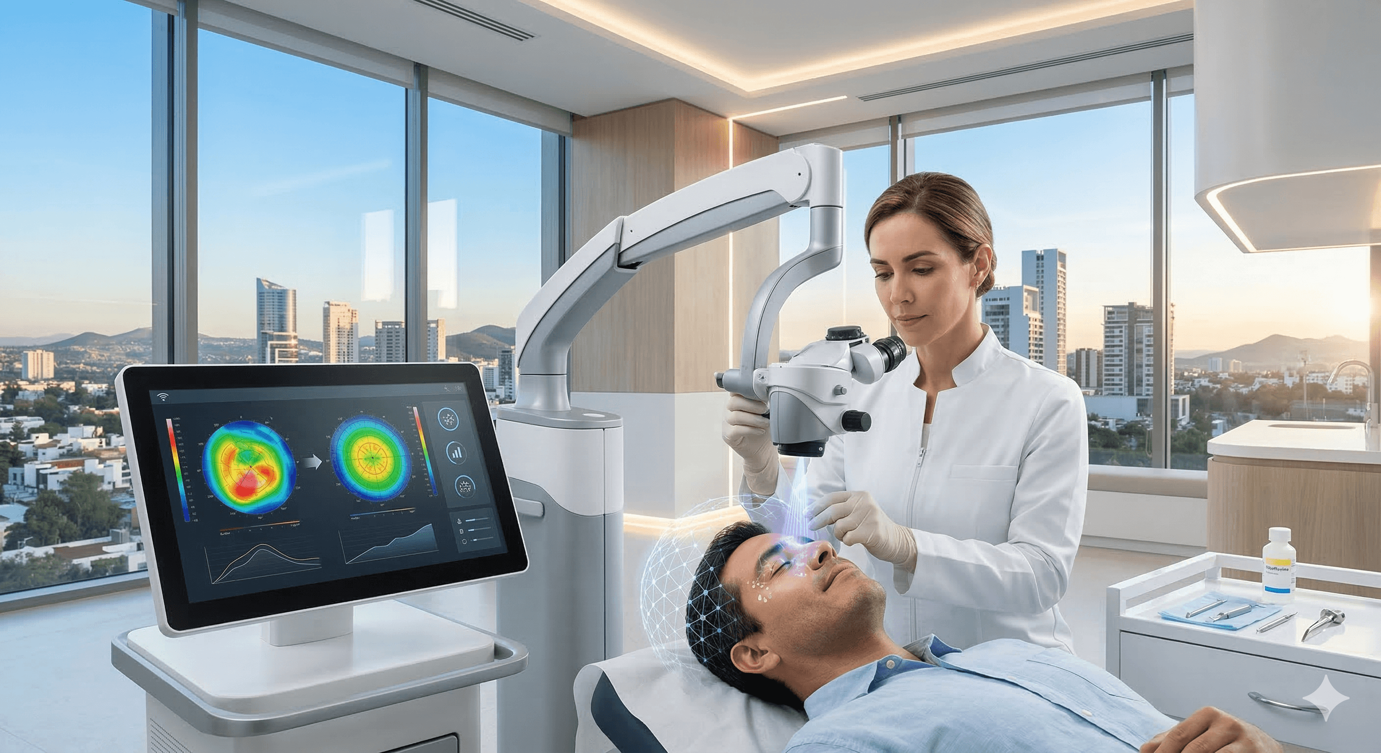 Crosslinking corneal personalizado